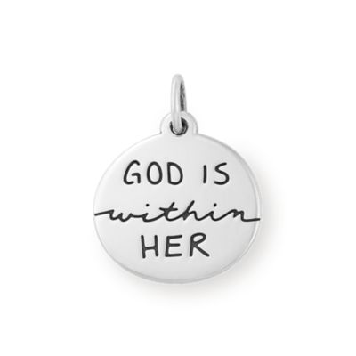 "God Is Within Her" Charm