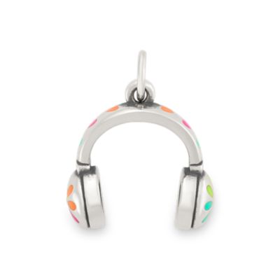 Enamel Love My Headphones Charm