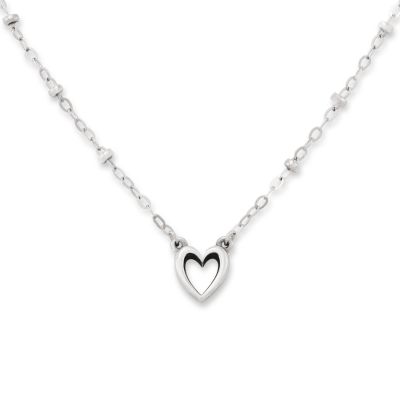 Delicate Heart Beaded Necklace