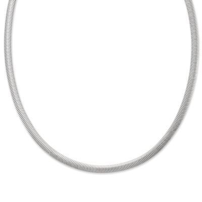 Rounded Herringbone Necklace