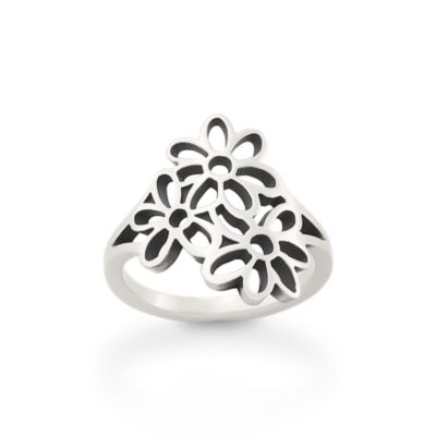 Open Floral Ring