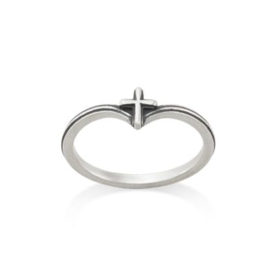 Chevron Cross Ring
